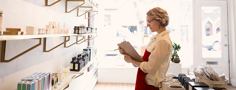 Image of a business owner considering how best to pay for stock